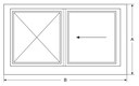 schuifpui vast links buitenaanzicht