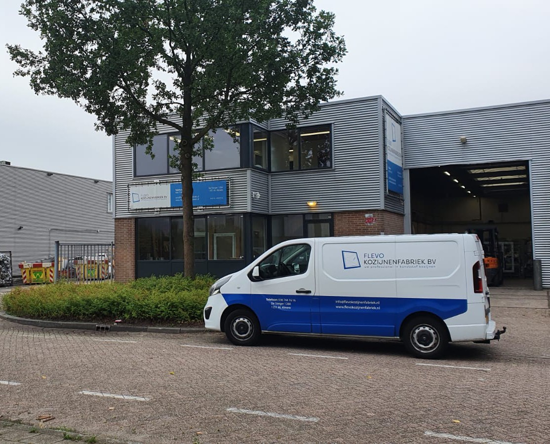De kunststof kozijnenfabriek in Almere