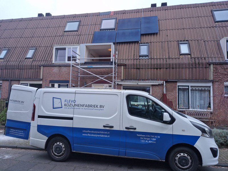 Flevo Kozijnen Almere - Almere Muziekwijk, nieuw kunststof raamkozijn 01.jpeg