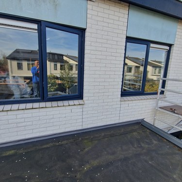 Flevo Kozijnen Almere - Almere Stad, 240702_Kunststof kozijn in blauwe uitvoering.jpeg