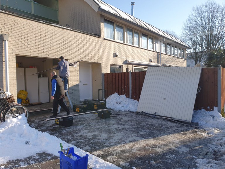 Van garage naar kantoor in 1 dag op 16/2